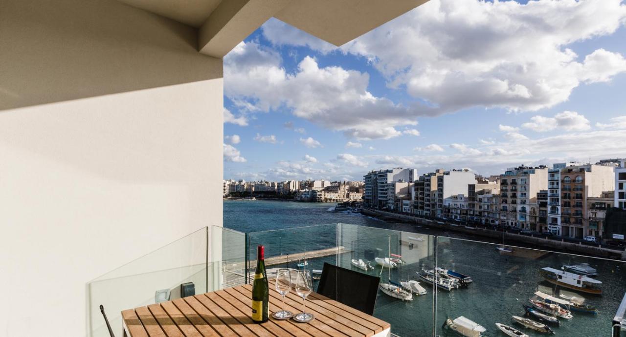 Splendid Seaside Retreat On Spinola Bay Apartment Saint Julian's Екстериор снимка