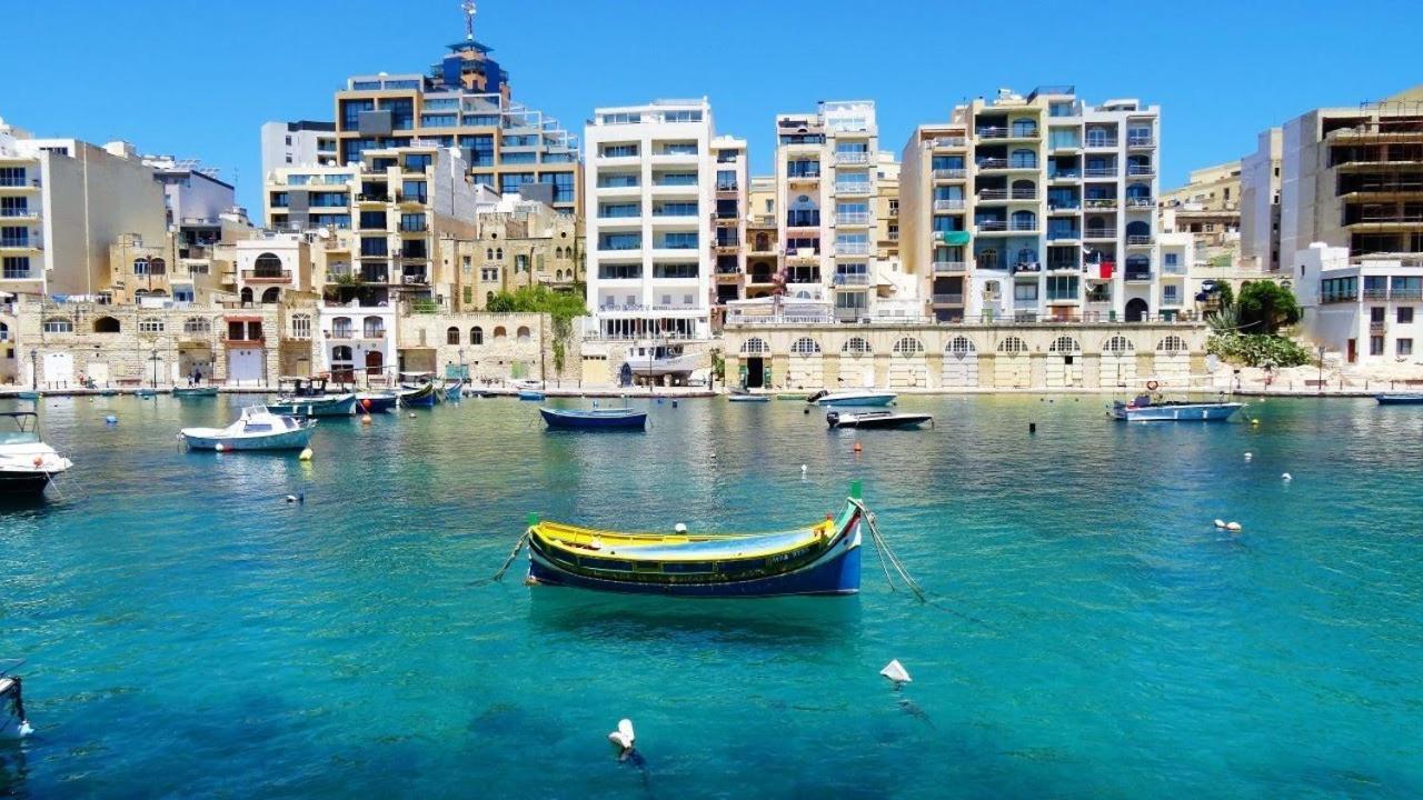 Splendid Seaside Retreat On Spinola Bay Apartment Saint Julian's Екстериор снимка