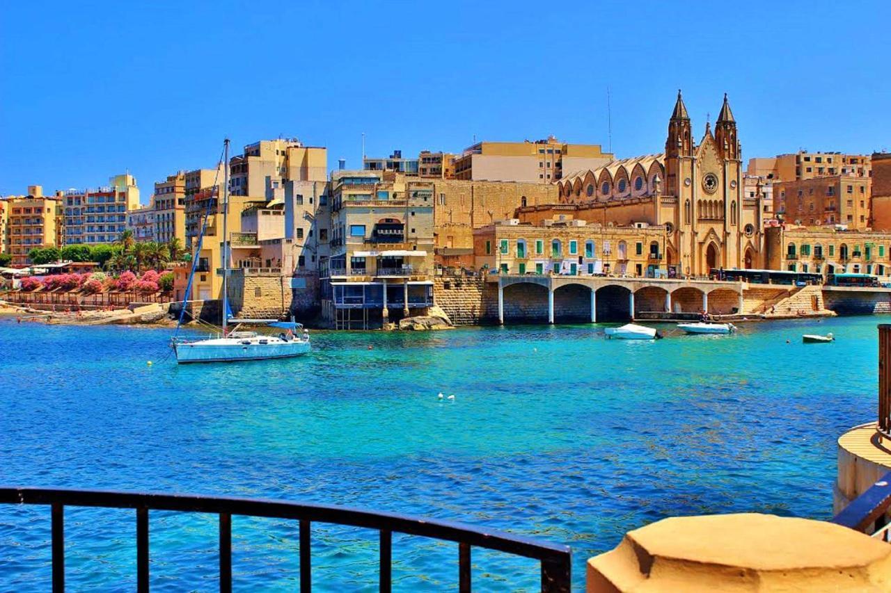 Splendid Seaside Retreat On Spinola Bay Apartment Saint Julian's Екстериор снимка